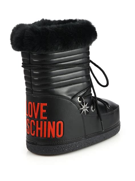 love moschino boots.